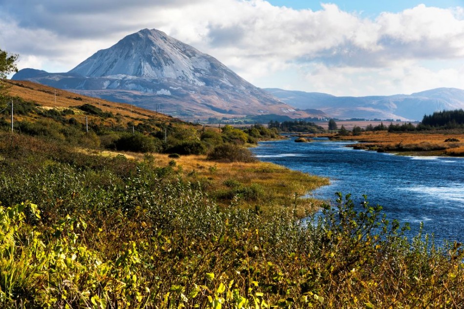 Errigal Mountain -   the highest mountain in Donegal - Árasáin Bhalor - 4 Star Self Catering Apartments & House, Falcarragh, Ireland