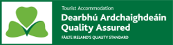 Tourist Accommodation, Dearbhú Ardchaighdeáin / Quality assured. Fáilte Ireland's quality Standard